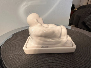 Buddha White Resting Ceramic MTS