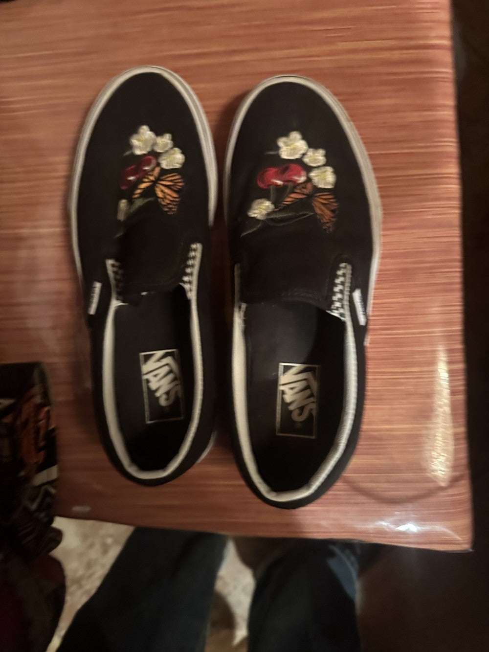 Cherry Butterfly Slip on 7.5 Vans 2020 # 63 VV MTS – Bliss Marketplace
