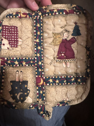 Angel Christmas pot holder #63 VV MTS|125822