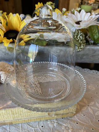 Cupcake Plate & Dome - RCD