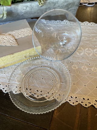 Cupcake Plate & Dome - RCD