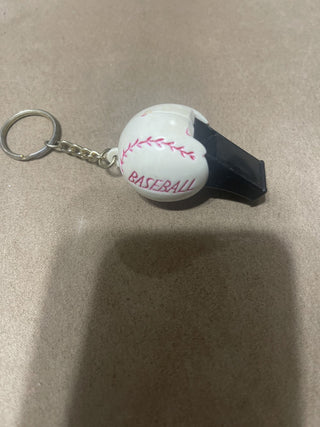 baseball whistle keychain rsv