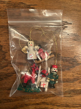 Mini Wood Ornaments, Set of 5    MTS|138541