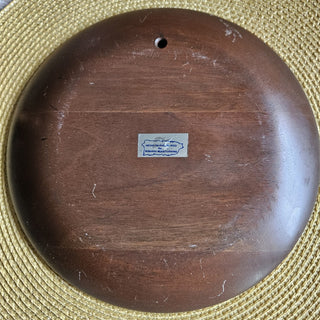 Puerto Rican "Jibaros" Wood + Ceramic Wall Plaque (BRI) - MTS|116920