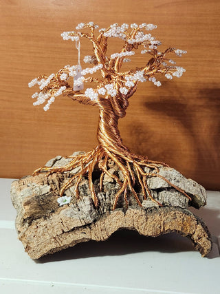Hand wire wrapped flower tree 10 in RCD