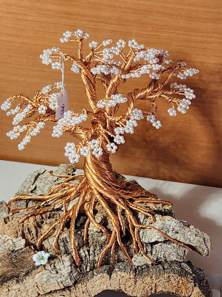 Hand wire wrapped flower tree 10 in RCD