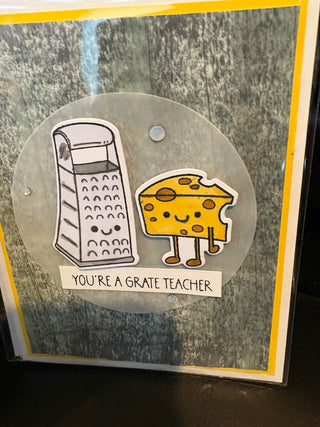 Thank you Card - "you're a grate teacher" GF 259 RCD