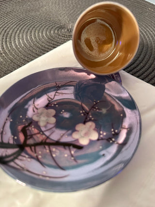 Teacup Petite cup/saucer Japan Cherry Blossom: B MTS