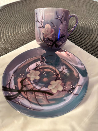 Teacup Petite cup/saucer Japan Cherry Blossom: B MTS