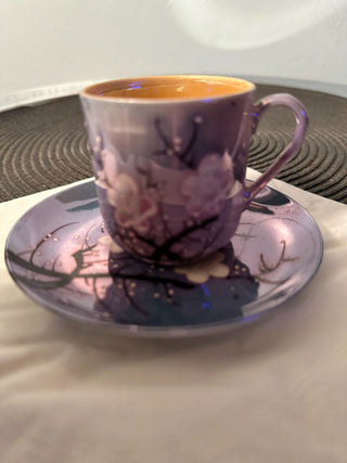 Teacup Petite cup/saucer Japan Cherry Blossom: B MTS