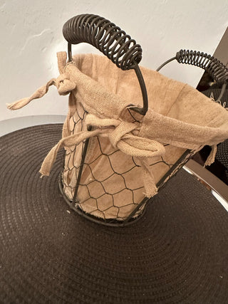 Basket Wire w/linen liner MTS|88466