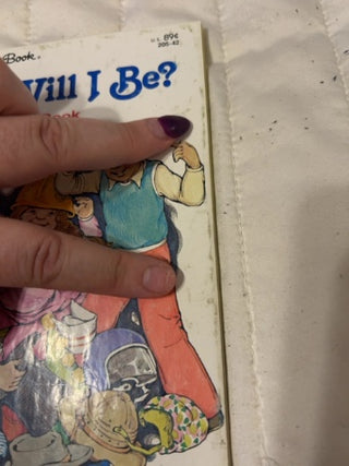 vintage 1979 Little Golden Book titled What Will I Be? A Wish Book