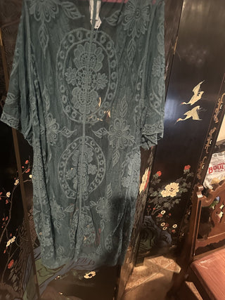 Light sage green lace cardigan #63 VV MTS|98983