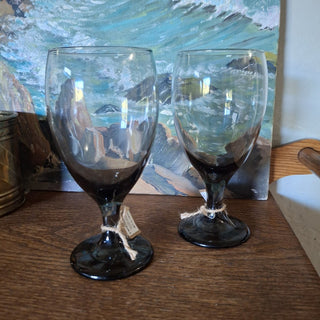 Smoky Gray Wine Glass (set of 2) RCD|120223