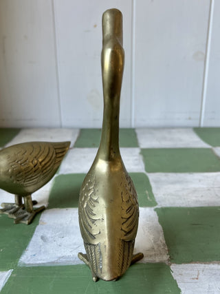 MCM Brass Goose Set of 2 F&M|91776