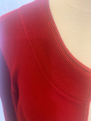 Red  Jones New York sweater w/buckle MTS|127915