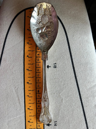 Silver plate fruit serving set of 2 RSV