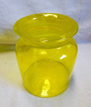 MW Vintage Yellow Handblown Apothecary Jar MTS