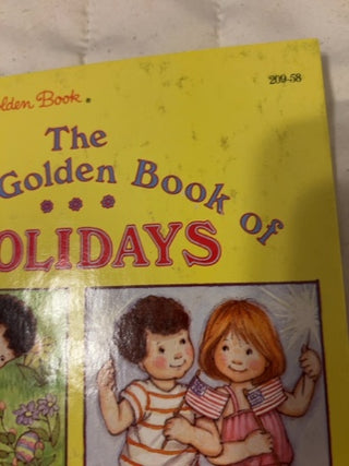 vintage Little Golden Book of Holidays