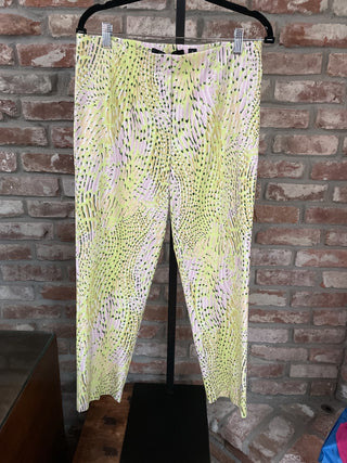 Insight Pnk/Grn Ankle Pants Sz 8 RCD|58902