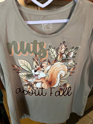 "Nuts About Fall" Size Large  RSV|125534