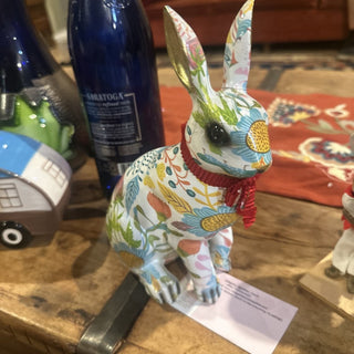Spring Floral Resin Bunny #63 VV MTS