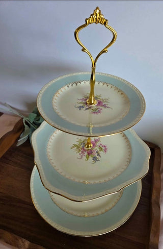 Vtg Homer Laughlin 3Tier Stand (As Is)- RSV