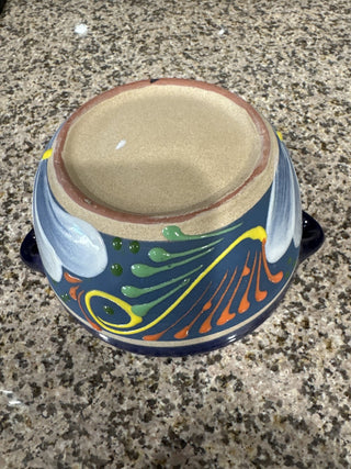 AJ - Mexican Talavera Painted Handled Bowl MTS|78033