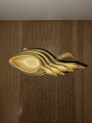 MTS 1960's Nesting Melamine Geese Measuring Cups w/Stand|134966