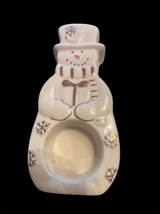 Vintage Mikasa Snowman tea light holder #62VV MTS|134720