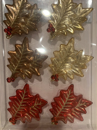 Martha Stewart leaf ornaments MTS|131652