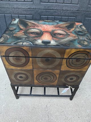 Steam Punk Trunk w/Wrought Removable Iron Base (Custom Design) RSV|106297