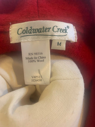 coldwatercreek red vest sz M MTS|127638