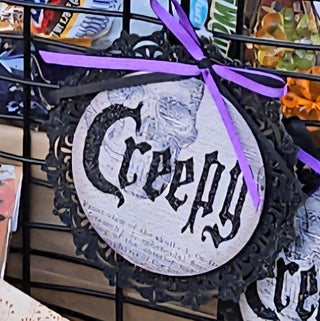 Creepy Halloween Ornament, RSV