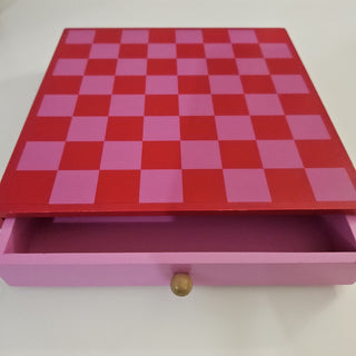 Anthropologie - Pink & Red Checker Box (BRI) - MTS|105175
