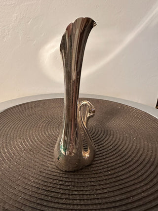 Swan SlvrPt Vase 1 each|57923