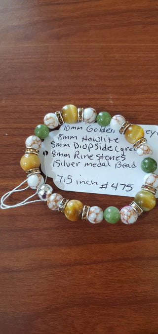 Bracelet #475 golden tigers eye|63778