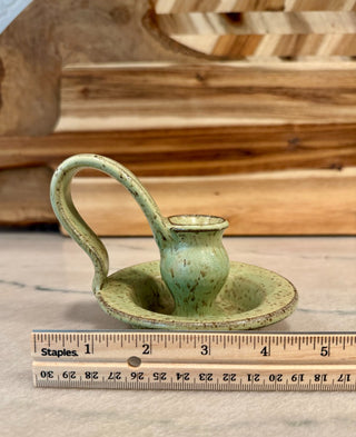 Chamber Candlestick studio art handmade, Green color|107107