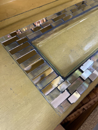 12F Decorative Glass & Mirrorred Tray MTS|70798