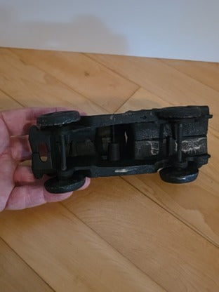 MTS Vtg Black Cast Iron Model A Truck Toy