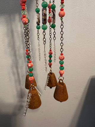 Suncatcher Lantern GREEN Jade Coral Bells  MTS|134122