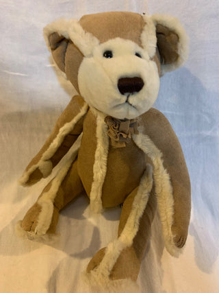Faux suede Gingerbread Bear 10” MTS|132264