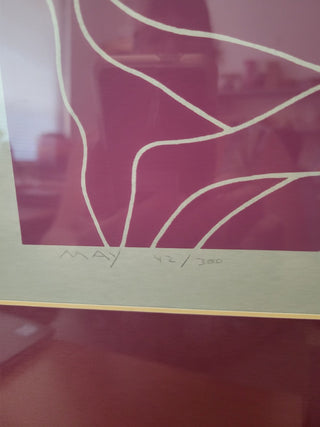 Dan May, "Burgundy Nude" Signed & #42/300 RCD