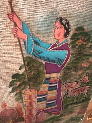 Vintage  Asian art piece