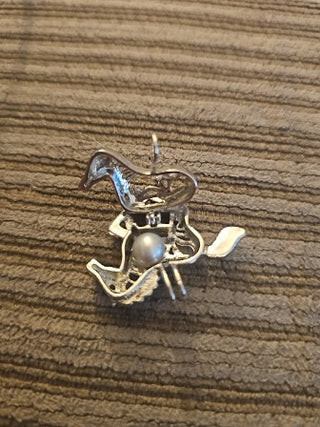 Flying Horse Pearl Cage Pendant