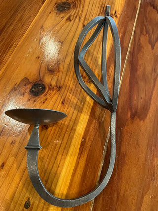 Twisted Metal Wall Candle Holder~MTS|111318