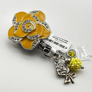 Yellow Rose Retractable Badge Holder|74777