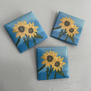 Sunflower Pin by Local Artist RSV