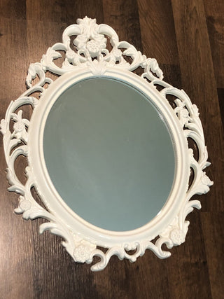 White Plastic Mirror as-is