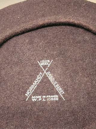 Beret Brown 100% wool|78197